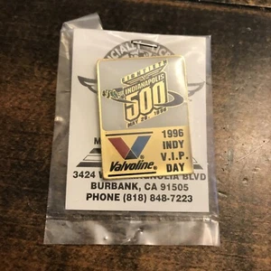 VALVOLINE RACING Lapel Hat PIN Indy 500 1996 VIP Day Rare G6 - Picture 1 of 3