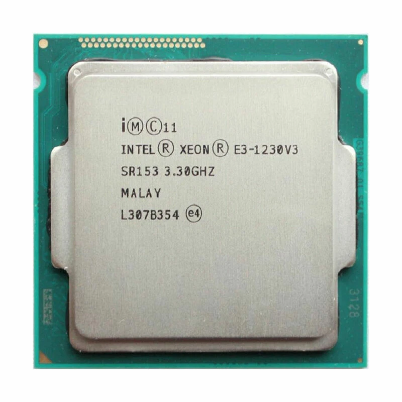 Intel Xeon E3-1230 V3 CPU 4-Core 3.3GHz 8M LGA 1150 SR153 80W Processor - Image 1 of 1