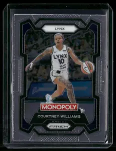 Courtney Williams 2024 Panini Prizm WNBA Monopoly #10 Minnesota Lynx - Imagen 1 de 2