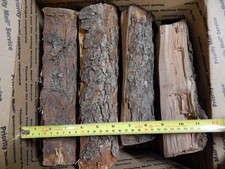 Apple Wood Half Split Logs for Craft Decor Smoke-Cooking Smoker Bbq - 10 Lbs