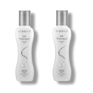 1+1 ) Biosilk Silk Therapy Original Lite Hair Essence Treatment 60ml K-Beauty - Picture 1 of 4
