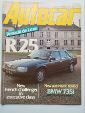 AUTOCAR Magazine 3/03/1984; Renault 25/ BMW 735i/ Honda Jazz/ Austin Rover's