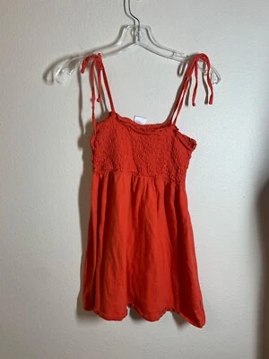 Motherhood Maternity Y2K Tank Top Orange Size Large Summer Retro Casual AE2 - Image 1 of 4