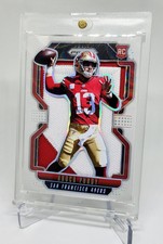 San Francisco 49ers Brock Purdy rookie Vynl Prizm Jersey Number Custom Card.