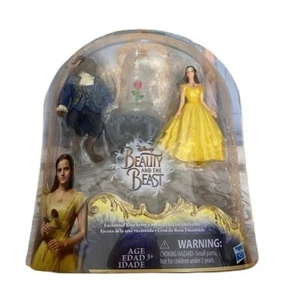 Disney Beauty and the Beast Live Action Figures NEW Enchanted Rose Scene Toy - Picture 1 of 4