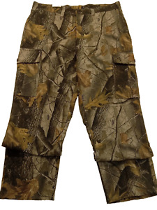 New Codet Hunting Pants 42 x 34 Men's Cargo Camouflage Green Straight Cotton