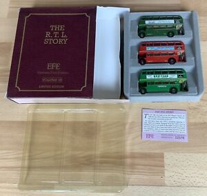 EFE 19903 THE RTL STORY VOLUME III RTL 1245/RTL 815/Private Bus: 3 Bus Set BOXED