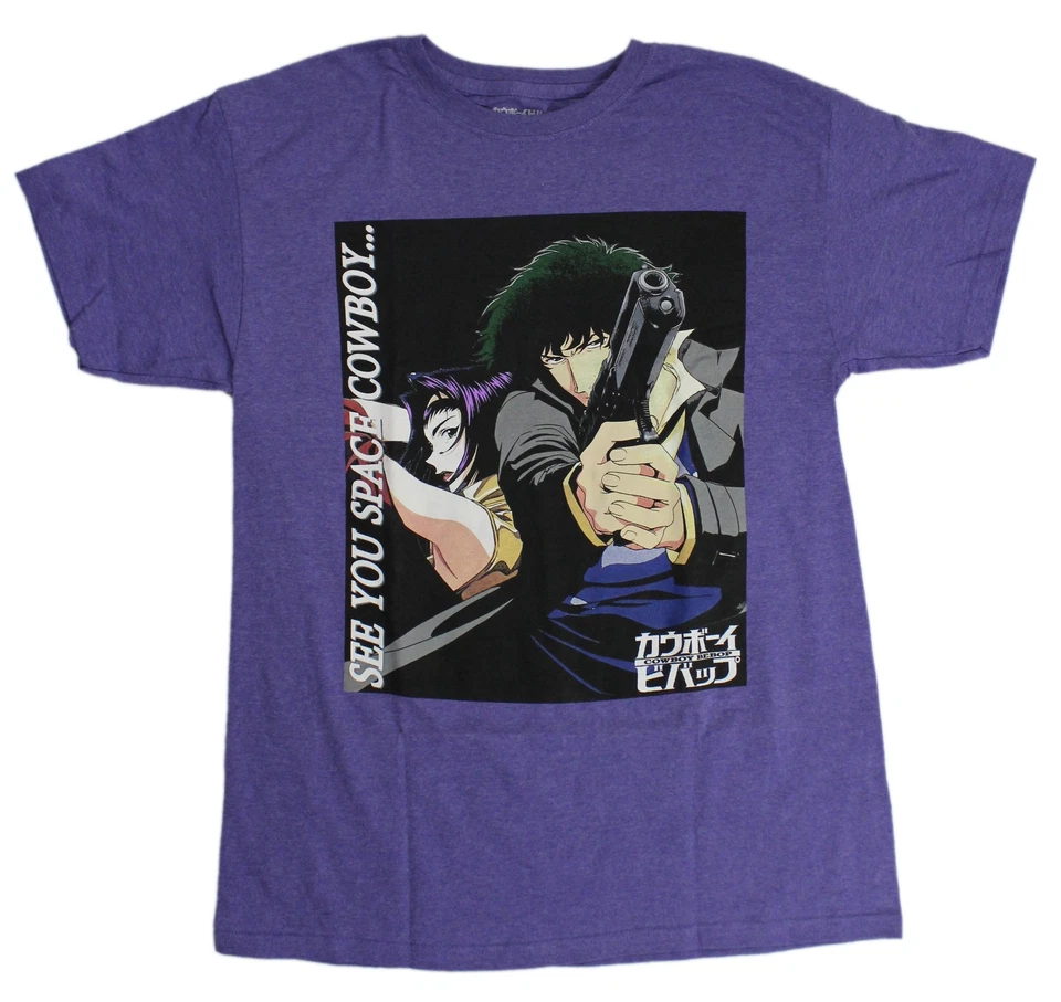 Nueva Camiseta Vaquera Bebop Adulto - Faye Valentine Spike Imagen en Caja Foto 1 de 1