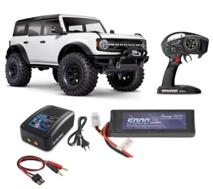 Traxxas 92076-4 TRX-4 2021 Ford Bronco 1/10 Robot Tqi Kit Avantageux 1 Blanc - Afbeelding 1 van 12