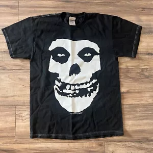 Camiseta De Colección MISFITS Fiend Calavera Para Hombre Talla M Negra Doble Cara - Imagen 1 de 6