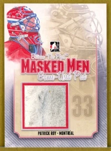 2013-14 Between the Pipes Masked Men 6 Pads Silver #MMPPR Patrick Roy PAD /9* - Photo 1 sur 2
