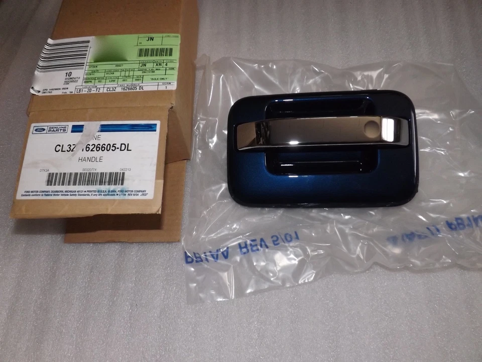NOS 2006-2014 Ford F150, Lincoln Mark LT Dark Blue Pearl LH Outer Door Handle #  - Image 1 of 1