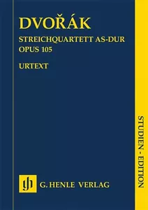 Dvorak String Quartet A-flat Major Op. 105 Study Score Book NEW 051487352 - Picture 1 of 1