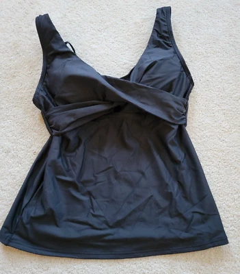 Camiseta Tankini Sunsets Elsie con Aros Negra 36D Tallas Copa Mujer Con Aros 38C Foto 1 de 4