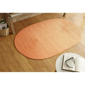 Better Trends BRSSR58OR Sun Splash Braided Rug Orange - 5 in. - Picture 1 of 1