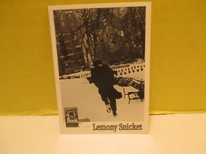 Tarjeta coleccionable de autor de librería #428 LEMONY SNICKET 2001 para ascensor de reemplazo - Imagen 1 de 3
