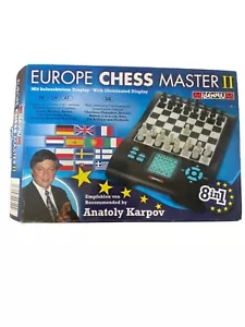 Millennium Schachcomputer Europe Chess Master 2 - 8 in 1 Rarität selten top - Bild 1 von 6