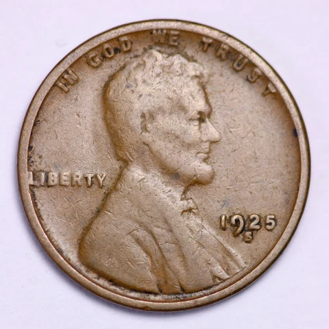 1925-S Lincoln Wheat Cent Penny LOWEST PRICES ON THE BAY!  FREE SHIPPING! Cover