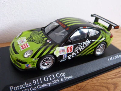 Porsche 911 997 GT3 Cup Imsa Patron Challenge 2009 Minichamps Model Car 1:43 - Image 1 of 4