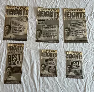 Pubblicità giornale In the Heights Off Broadway 37 Arts Lin Manuel Miranda (molto raro) - Foto 1 di 1