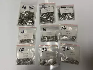 850 pcs each of 6-22 Awg Gauge Non-insulated Wire Ferrule Assortment - Picture 1 of 2