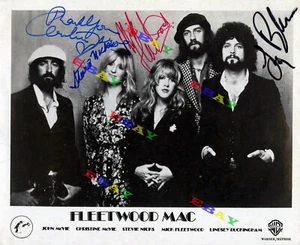 FLEETWOOD MAC Autographed Signed 8x10 Photo Reprint - Picture 1 of 1