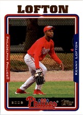 2005 Topps Philadelphia Phillies Baseball Card #420 Kenny Lofton