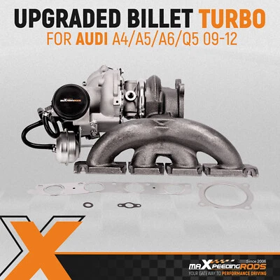 Billet Turbo Turbocharger For Audi A4 A5 A6 Q5 Quattro Allroad 2.0 T 2009-2016 - Image 1 of 4