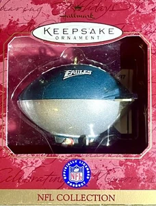 Philadelphia Eagles Hallmark NFL Fútbol Adorno de Navidad Super Bowl ¡Dirigible!! - Imagen 1 de 10