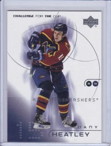 Dany Heatley 2001 Upper Deck Challenge for the Cup Hockey Card 3 Grade MT - Picture 1 of 2