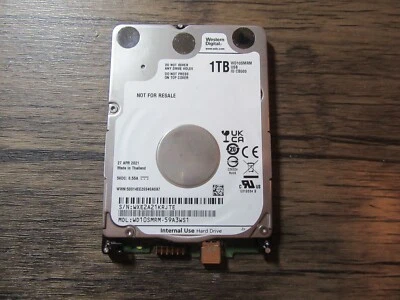 1TB Western Digital WD10SMRM-59A3WS1 2.5" USB C 3.0 HDD Drive, #01.01A01 # 303 - Image 1 of 4