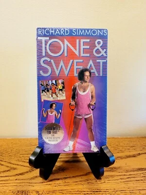 Richard Simmons TONE & SWEAT VHS Tape Workout Brand New Sealed  - Image 1 of 4