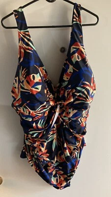 Traje de baño Avenue talla 32 W follaje náutico nuevo con etiquetas Foto 1 de 4