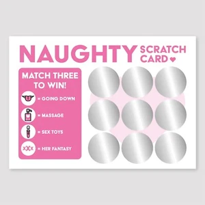 Naughty Scratch Card | Rude Gift for Her | Girlfriend | Valentines | Birthday - Picture 1 of 12