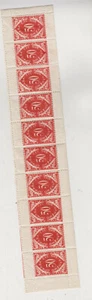 SLOVENIA,SHS,Yugoslavia postage due 50 vin sheet of 10 , perforated margin MNH - Picture 1 of 2