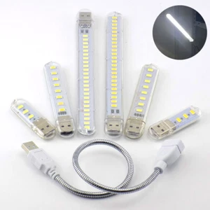 Mini Pocket USB LED Night Light 3/8/24 LED Bulb Lamp Gadget for Reading Notebook