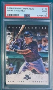 2016 Panini Diamond Kings Baseball #171 Gary Sanchez Rookie PSA 9 POP 2 - Picture 1 of 2