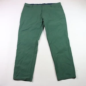 Pantalones de golf Adidas para hombre 40x32 verdes ir a 5 bolsillos ajuste cónico rendimiento - Imagen 1 de 11