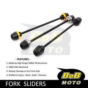 For Suzuki GSXR 750 GSX-R 600 1996-2000 Delrin Racing Front Fork Sliders - Picture 1 of 8