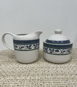 Pfaltzgraff “Orleans” Creamer & Sugar Bowl w/Lid Set - Picture 1 of 3