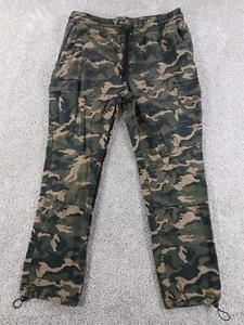 Surplus Mens Jogger Large Green Camouflage Cotton Blend Drawstring Cargo - Picture 1 of 12