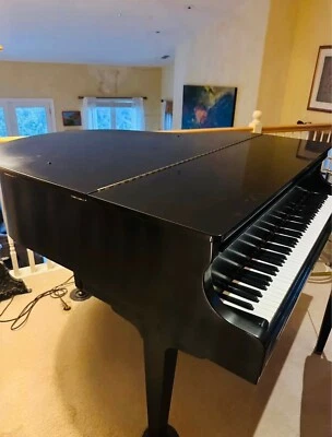 Wurlitzer Baby Grand Piano with Bench - Image 1 of 3