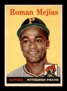 1958 Topps Roman Mejias #452 Set Break Pittsburgh Pirates