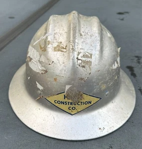VINTAGE E D BULLARD "HARD BOILED" HARD HAT! SILBER ALUMINIUM! SAN FRANCISCO - Bild 1 von 8
