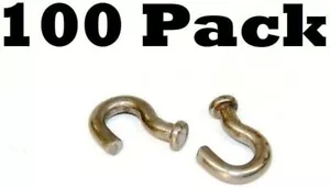 100 Standard Duty 3/16 Rivets (J-Hooks) Trapping Supplies - Picture 1 of 3