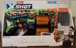 Zuru X-Shot SKINS Dread Dart Blaster Next Level 12 Shot - K.O. - Picture 1 of 5