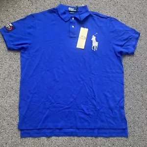 Vintage Polo Ralph Lauren 2006 Tennis US Open kurzärmeliges Aktivshirt XXL NEU ETIKETT - Bild 1 von 11