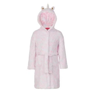 Saint Eve Youth Girls Plush Robe, Unicorn, XS 5/6 - Picture 1 of 3