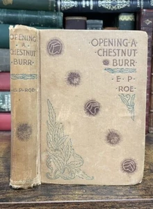 1895 Opening A Chestnut Burr, Rev. E. P. Roe New/Revised Ed. Old Book Antique - Picture 1 of 7