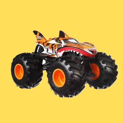 Imagen comestible precortada Hot Wheels/camión monstruo adorno de pastel/camiones monstruo Foto 1 de 2